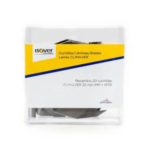 CAJA RECAMBIO 20 CUCHILLAS CLIMAVER (25 MM) CAJA RECAMBIO 20 CUCHILLAS CLIMAVER (25 MM)