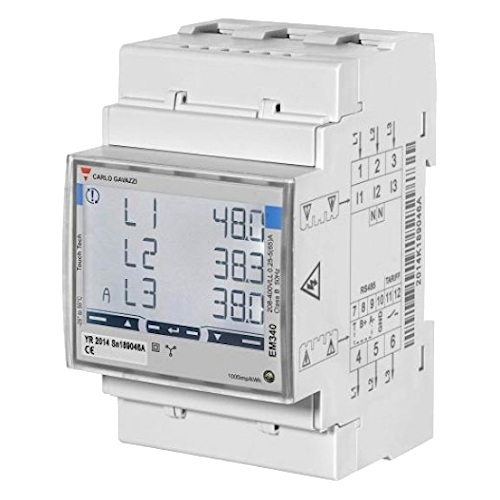 MEDIDOR DE ENERGIA TRIFASICO HASTA 65A (EM340) MEDIDOR DE ENERGIA TRIFASICO HASTA 65A (EM340)