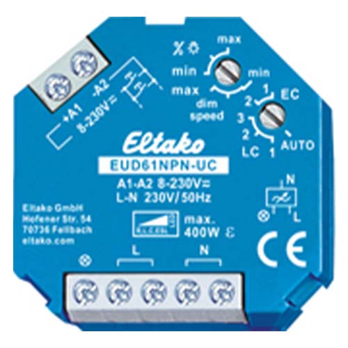 Regulador de luz universal EUD61NPN-UC Regulador de luz universal EUD61NPN-UC